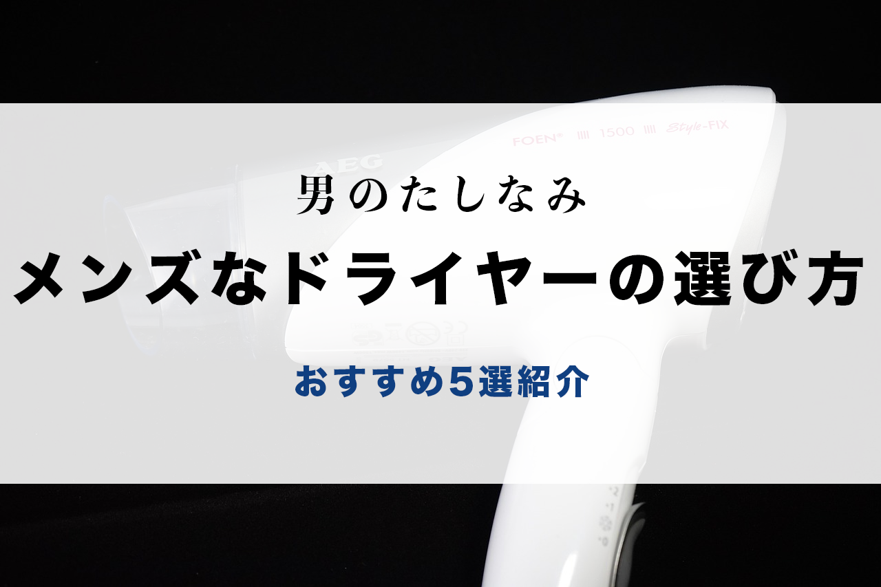 ドライヤー おすすめ 速乾 メンズ 安い 選び方